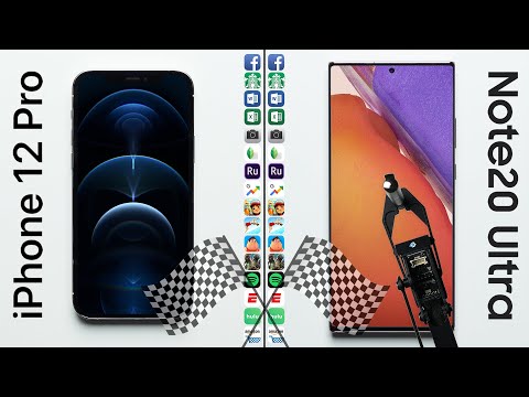 iPhone 12 Pro vs. Galaxy Note 20 Ultra Speed Test