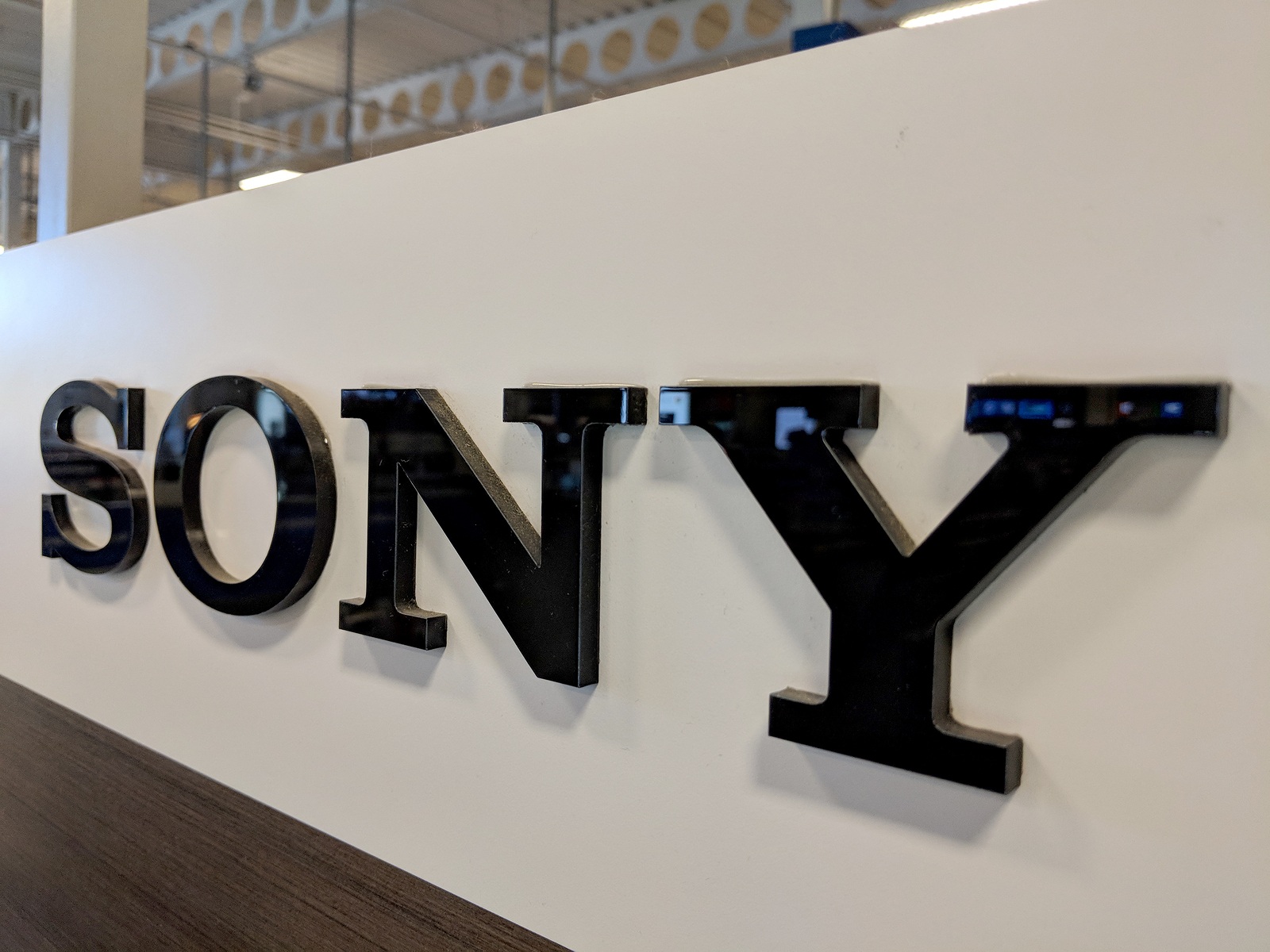 Honolulu - September 7, 2018: Sony Logo on wall in Honolulu Best Buy store.  Sony Corporation is a Japanese multinational conglomerate corporation headquartered in Knan, Minato, Tokyo. Its diversified business includes consumer and professional electroni