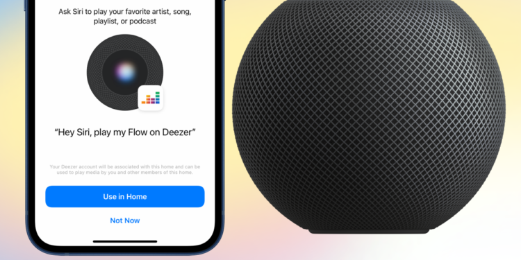 Deezer auf HomePod