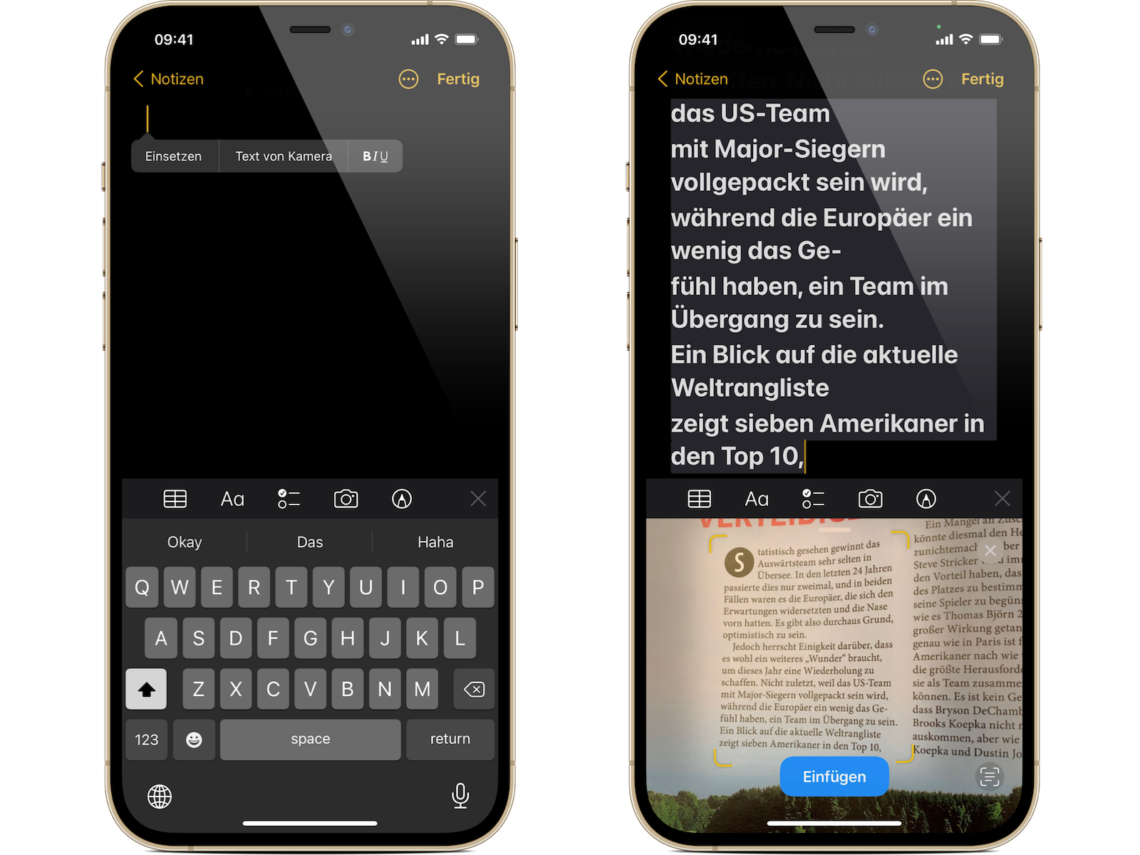 49+ Text in bild einfuegen iphone , iOS 15 Live Text Text aus Fotos kopieren &amp; einfügen so gehts