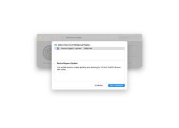 Mac: Apple veröffentlicht "Device Support Update"