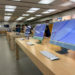 Orlando, FL USA - September 20, 2021:  A row of iMac Computers at an Apple store.