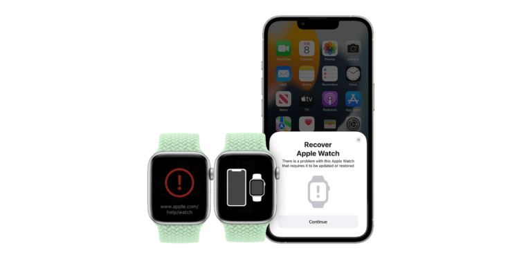 watchOS 8.5 Apple Watch Wiederherstellung