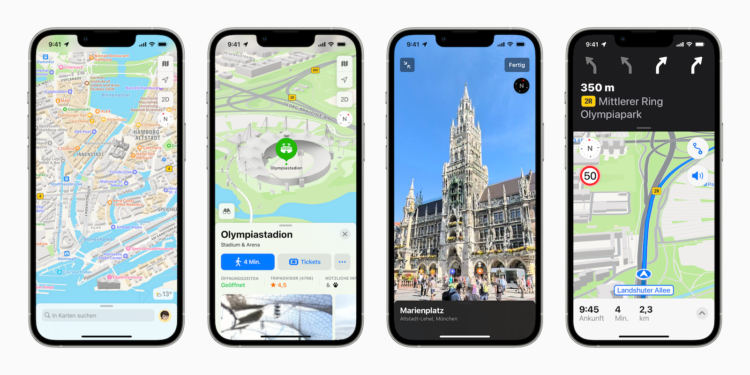 Apple Maps Deutschland