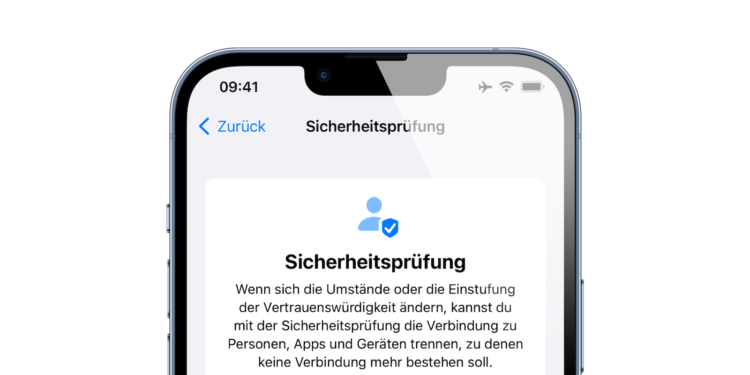 Safety Check iOS 16
