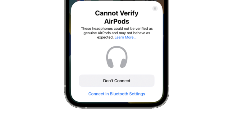 iOS 16 AirPods