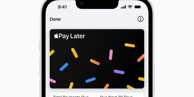 Apple Pay Later iOS 16.4