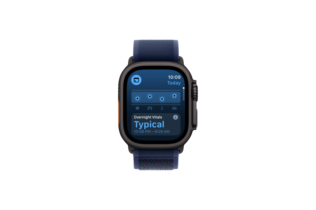 Vitalzeichen-App Apple Watch