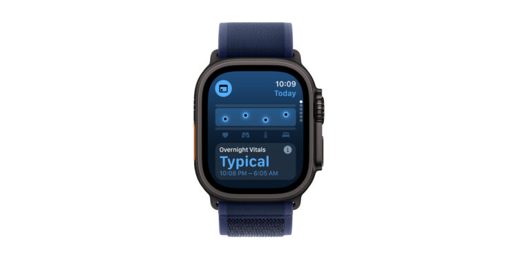 Vitalzeichen-App Apple Watch