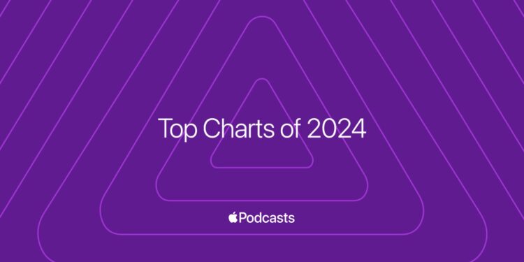 Apples Jahrescharts 2024 Podcasts